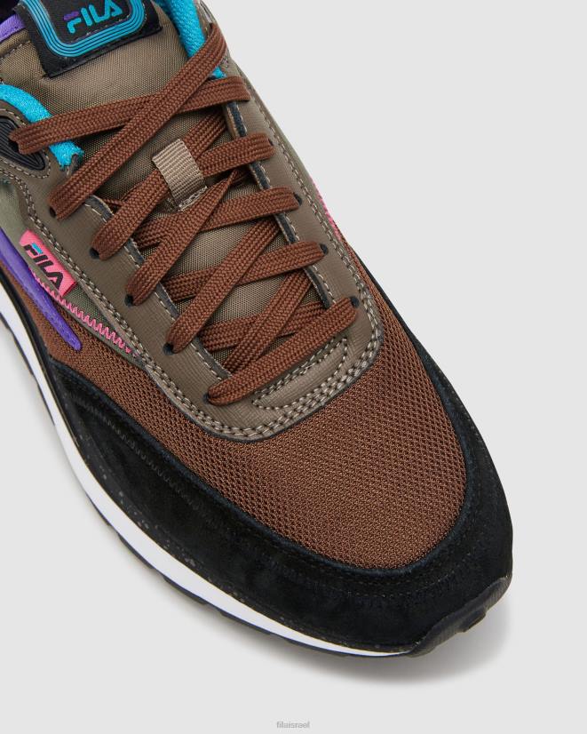שחור / pcone / elpurp FILA fila גברים fila renno black/pcone/elpurp 68LF2707