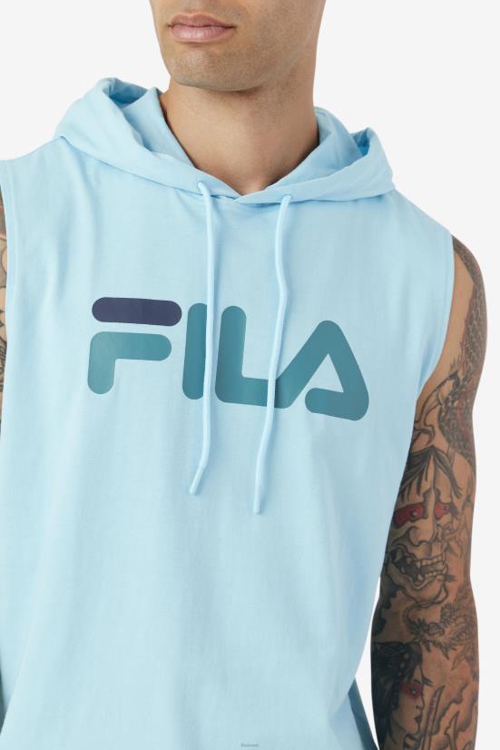 petit four/bayou/navy FILA petit four/bayou/navy zany קפוצ'ון פילה ללא שרוולים 68LF258