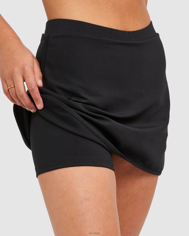 שָׁחוֹר FILA חולצת נשים קלאסית פילה שחורה 68LF2878