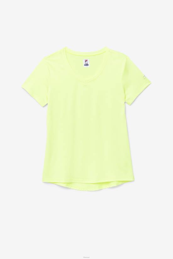 yellowheather FILA צווארון V משיי של fila yellowheather pickleball 68LF2032