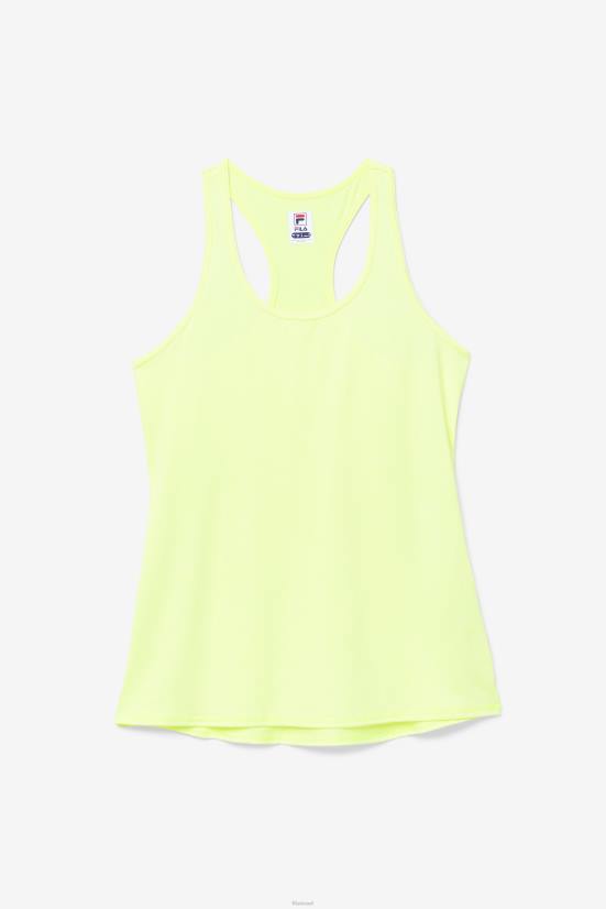 yellowheather FILA fila pickleball racerback tank yellowheather 68LF2023