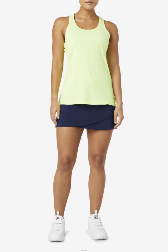 yellowheather FILA fila pickleball racerback tank yellowheather 68LF2023